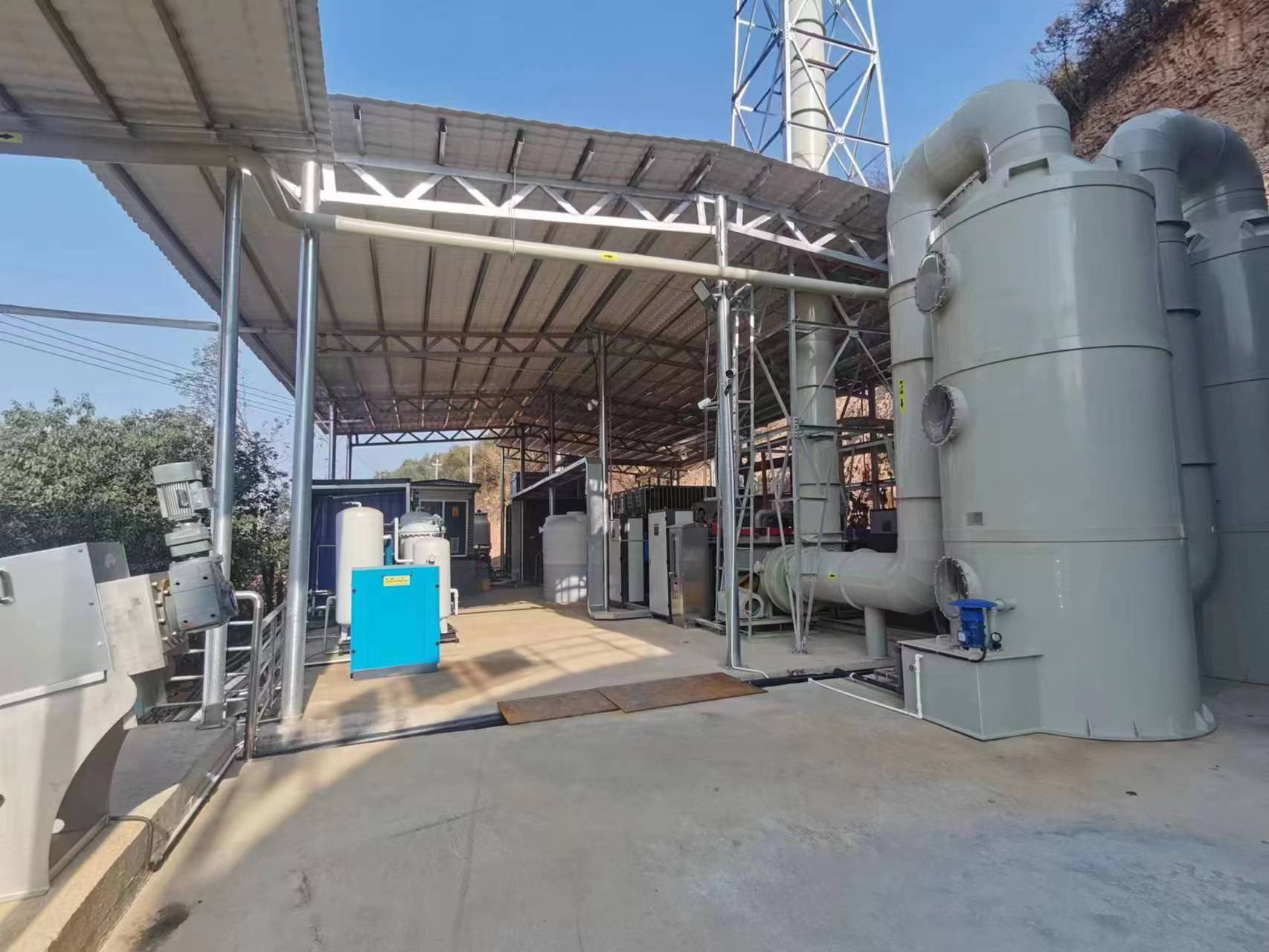 某某市垃圾填埋場垃圾滲濾液日處理能力300噸